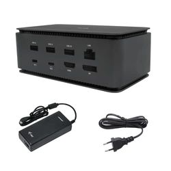 I-TEC METAL USB4 DOCKING STATION DUAL 4K HDMI DP WITH POWER DELIVERY 80 W + UNIVERSAL CHARGER 112 W