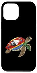 Carcasa para iPhone 12 Pro Max Divertida tortuga eswatini bandera orgullo camisa eswatini recuerdo