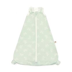 ERGObaby Sacco nanna estivo con piedini, 6-18 mesi, 0,5 TOG, in cotone, sacco a pelo estivo On The Move Starry Mint