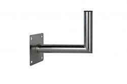 Opticum aluminium vägghållare (väggavstånd: 30 cm, höjd: 25 cm, rör: 48, TÜV certifierad)