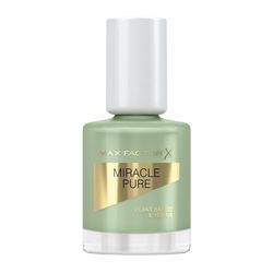 Max Factor Miracle Pure Nail Polish, Lucky Jade, Healing Crystal Collection, Plant-Based, Vegan Formula, High Shine, Very Quick Drying, Healthy-Looking Nails, 12ml