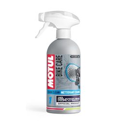 Motul - Nettoyant Chaîne VTT en Spray - Dégraissant Sans Solvant - Protège et Prépare à la Lubrification - Compatible Toutes Chaînes - Sans COV - Bike Care Chain Clean Off Road - 500 ml