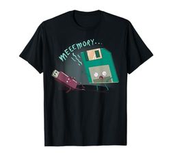 Memory Zombie USB Stick Floppy Disk Meme Nerd Geek Halloween Camiseta