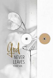 SCM Notizbuch mit Knopf - God never leaves your side (Grace & Hope)