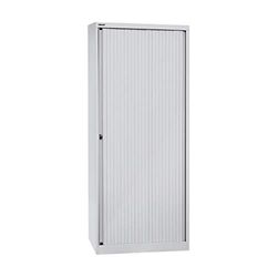 BISLEY EuroTambour Armoire de volet Roulant 4 étagères 5 Ah métal Lg645 Volet Roulant/Corps Gris Clair 43 x 80 x 198 cm