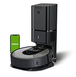 iRobot Roomba i7+ (i7556) Robotstofzuiger - Borstels zonder klitten van dierenharen - Slimme navigatie - Opladen en werk hervatten - Spraakbesturing - Zone- of kamertargeting - Zelfledigend
