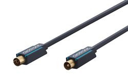 Clicktronic Casual antennekabel (coax-stekker/coaxkoppeling, 95 dB, 2 m), RAL, 2,00 m