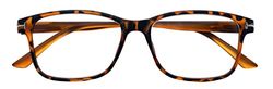 Corpo-otto Business Occhiali da Lettura, Tartaruga, Standard Unisex-Adulto