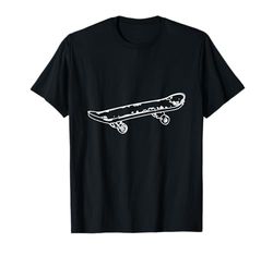 Ragazzi Skateboard Skater Maglietta