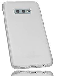 mumbi TPU skyddsfodral kompatibel med Samsung Galaxy skal, Galaxy S10e, transparent weiss