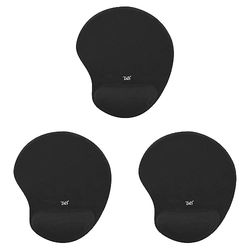 T'nB Ergo Design Tapis de Souris Repose-Poignets Gel Noir (Lot de 3)