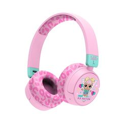OTL Technologies LOL Surprise Écouteurs sans Fil avec contrôle Parental du Volume et câble de Partage Audio