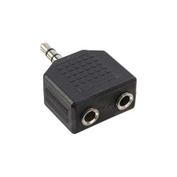 InLine 99301 ljudadapter, 3,5 mm kontaktkontakt till 2 x 3,5 mm kontaktuttag, stereo
