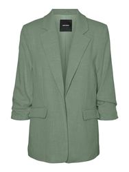 VERO MODA VMFRIDA LS Regular Blazer NOOS, Hedge Green/Detail: melange, 40