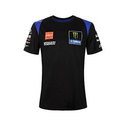 VR46 Camisetas Replica Yamaha Monster Team,Hombre,XXXL,Negro