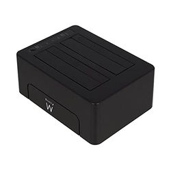 Dock Station Dual 2.5"-3.5" USB 3.1, Compatible con Discos Duros, Transferencia de Datos rápida y fácil Acceso, Ideal para Almacenamiento Externo.