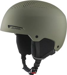 Alpina Unisex volwassenen ARBER skihelmen, olijfmat, 54-58