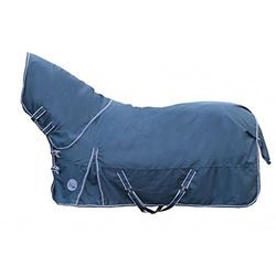 HKM Couverture pour cheval Starter Bleu foncé 125 cm
