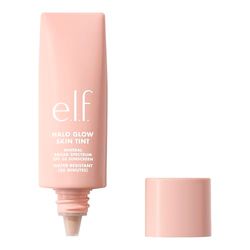 e.l.f. Halo Glow Skin Tint SPF 50, idratante colorato con copertura leggera e modulabile, crea un glow naturale, prodotto vegano e non testato sugli animali, 9 Medium Cool