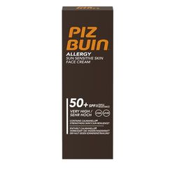 Piz Buin Allergy Sun Sensitive Skin Face Cream SPF50+, 50ml