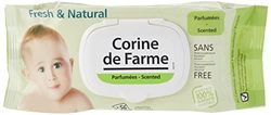 CORINE DE FARME Lingettes Change Fresh&Natural au Calendula Apaisant