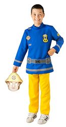 Fireman Sam costume disguise boy official (Size 3-4 years) with mask