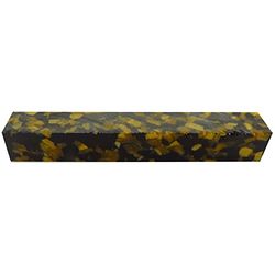 Honey Noir Stardust Kirinite Acrylic Pen Blank - 150x20x20mm (6x3/4x3/4")