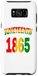 Custodia per Galaxy S8+ Vintage Giugno 19 Giugno 1865 Black History Month Men