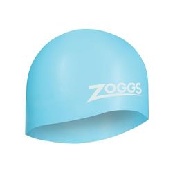 Zoggs Cuffia, Easy-Fit Silicone cap Unisex Adulto, Azzurro, Taglia Unica