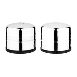 Olympia Jumbo Salt and Pepper Shaker Set Made of Stainless Steel 60x70mm
