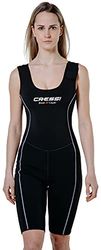Cressi Base Layer Shorts Vest Lady 2.5mm sous-Combinaison Women's, Noir, M