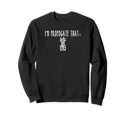 Plants Lover Shirt Easily Distracted by Plant Mom Plant Dad Sweatshirt