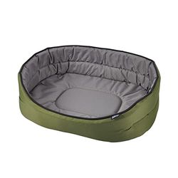 LOVE STORY Ovale mand, 70 x 52 cm, Essentiel, Kaki/Grijs