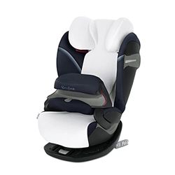 CYBEX Gold Funda de verano, Para Silla de coche para niños Pallas S-Fix & Solution S-Fix, Blanco