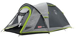 Coleman Carpa Darwin para mayores de 4 personas, tienda de campaña para 4 personas, tienda iglú, carpa para festivales, carpa ligera con cúpula con toldo, impermeable WS 3000 mm, gris
