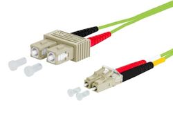 METZ CONNECT OpDAT patchkabel, SC-D/LC-D OM5, 2 m