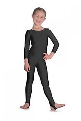 Roch Valley Nylon/Lycra Catsuit met lange mouwen M Zwart