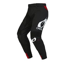 O'NEAL | Motocross broek | kinderen | Enduro MX | Stretch inzetstukken, volledig gevoerd, rubberen voering voor extra bescherming | Mayhem Youth Pants, zwart/wit, 8 Jaar