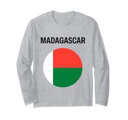 Bandera de Madagascar moderna Manga Larga