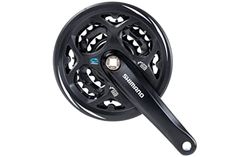 Shimano Deore, Guarnitura, Nero, M