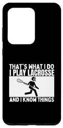 Coque pour Galaxy S20 Ultra La crosse, c'est ce que je fais | Funny Lacrosse