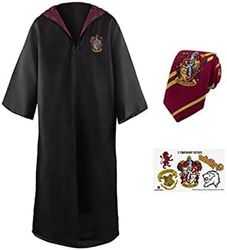 Brandecision Set Tunica + Slips + Tatuering Gryffindor Harry Potter, Women's, Black, S