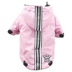 Hip Doggie HD-5prpk-bdxs puppagonia Rain Parka – Manteau de Pluie pour Chien, bdxs, Rose