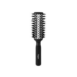 FRANCK PROVOST - Brosse brushing céramique - Brosse brushing diamètre moyen 38mm - Brosse à cheveux - Brosse brushing double picot nylon et sanglier - Brushing express