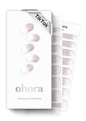ohora Strisce per unghie in gel semi polimerizzato (N Basic Nails No.3) - Funziona con qualsiasi lampada per unghie, qualità professionale, lunga durata, facile da applicare e rimuovere - Rosa