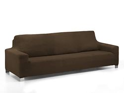 Martina Home Daytona Super Elastic Multi Adaptable Sofa Cover, Chocolate, 3 Seater