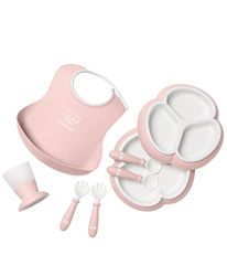 BabyBjörn Servies Set, 8 stuks, Poeder Roze