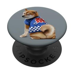 Abrigo tradicional japonés Happi del desgaste del perro Shiba para el festival PopSockets PopGrip Intercambiable