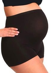 MAMSY Sömlösa mammaboxershorts, shorts med Shapewear effekt, svart, XL/XXL, svart, XL-XXL Tall