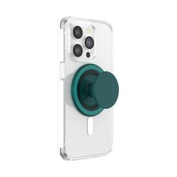 PopSockets: PopGrip Round per Magsafe - Anello Adattatore per MagSafe Incluso - Supporto e Impugnatura per Telefoni Cellulari e Custodia con un Top Intercambiabile - Fresh Pine